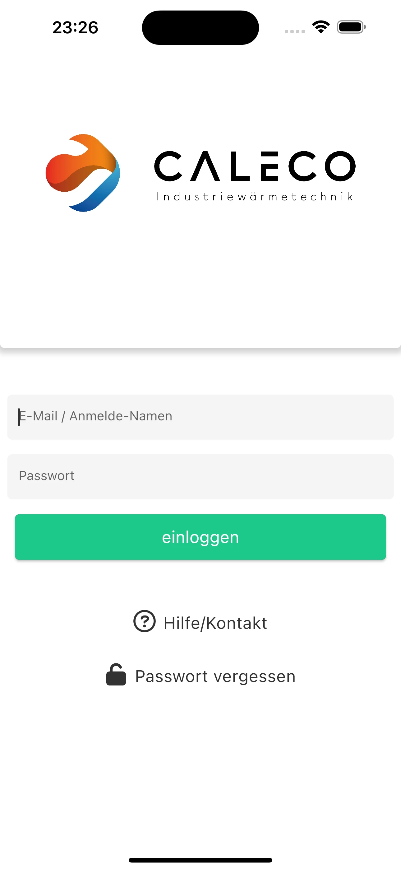 CALECO Industriewärmetechnik screenshot